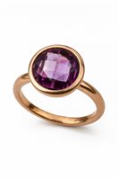 Anello Donna 9KT in Oro Ametista Cianfrone Gioielli ANOR-189-198